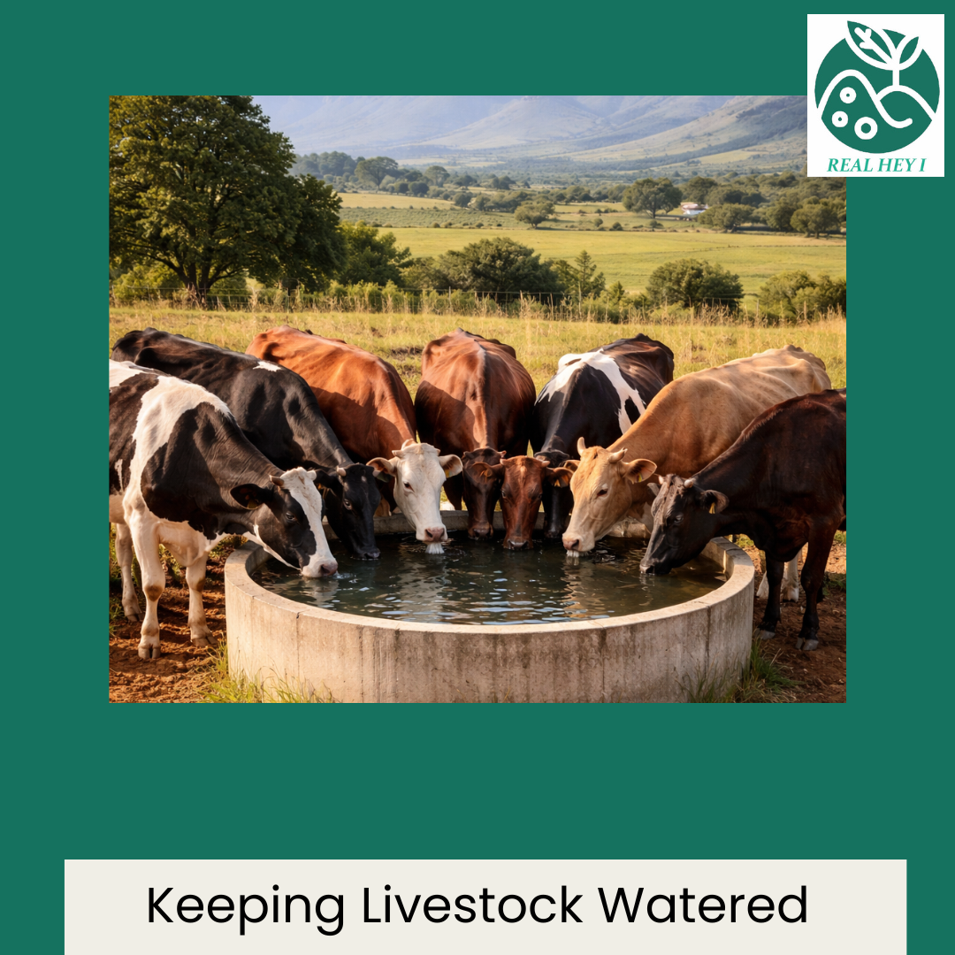 Realheyi tank level monitor unit helping to keep cows well watered